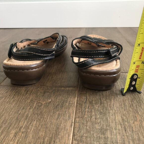 Cute Naturalizer N5 Comfort Strappy Sandals - Black, Brown - Women's Size 6.5 - Picture 9 of 10